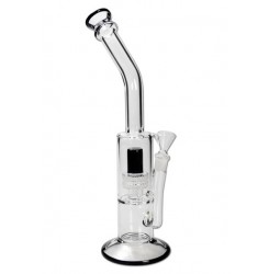 Glass Bong with Double Drum Percolator